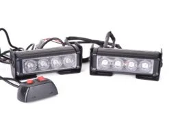 2 X LED Blitzlys Med Beslag + Kontakt