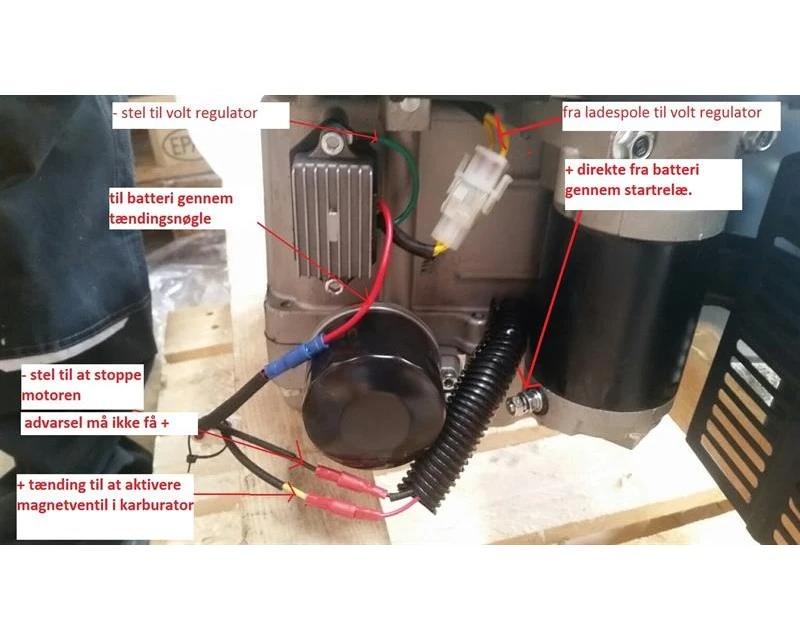 20 Hk Loncin Motor Lodret Aksel Elstart 5 20 Hk Loncin Motor Lodret Aksel Elstart - Billede 5