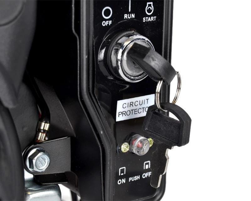 6,5 Hk Benzinmotor Med Elstart 20 Mm Aksel 2 6,5 Hk Benzinmotor Med Elstart 20 Mm Aksel - Billede 2