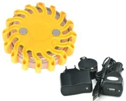 Advarselsblink "skildpadde" 1 Stk. Med 2 Ladere