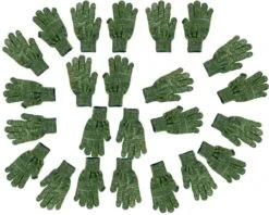 Arbejdshandsker BlueStar - Grøn Strik - 12 Par