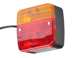 Baglygte Med Pærer - 12 Volt