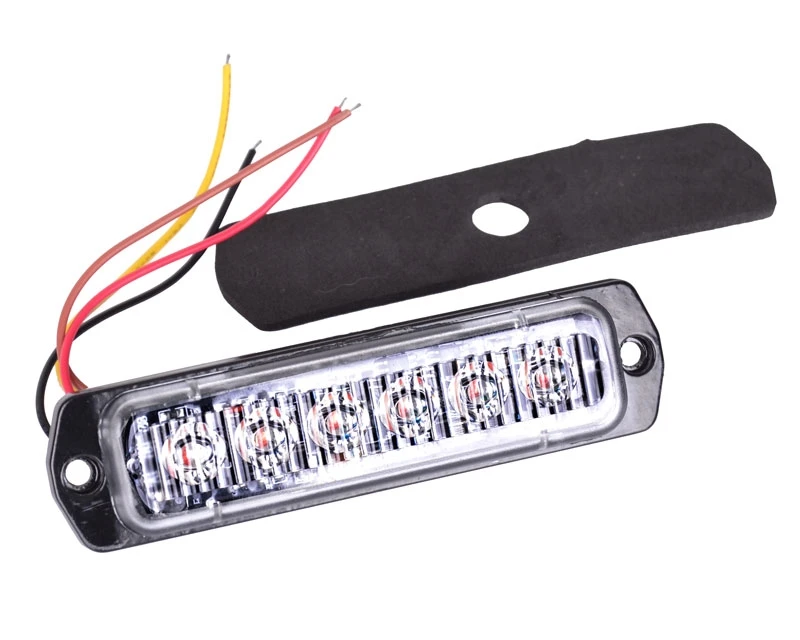 Blitzlys 6 X 3 Watt - Ekstra Lav Model 2 Blitzlys 6 X 3 Watt - Ekstra Lav Model - Billede 2