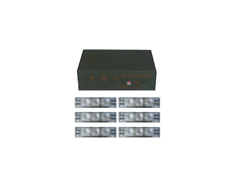 Blitzlys Hvid 50x15 Mm - 6 Stk. 2 Blitzlys Hvid 50x15 Mm - 6 Stk. - Billede 2