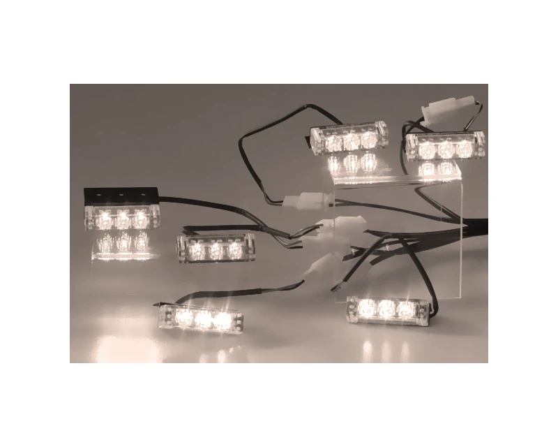 Blitzlys Hvid 50x15 Mm - 6 Stk. 1 Blitzlys Hvid 50x15 Mm - 6 Stk.