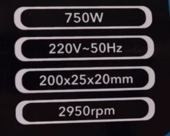Bænksliber / Polermaskine - 200 Mm 7 Bænksliber / Polermaskine - 200 Mm -Værktøj Salgsbutik bnksliber m 2 polerskiver 3
