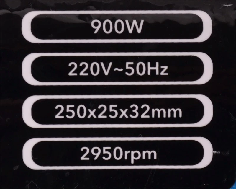 Bænksliber M/250 Mm Polerskiver - 900 Watt 4 Bænksliber M/250 Mm Polerskiver - 900 Watt - Billede 4