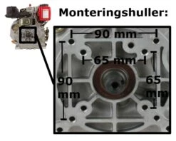 Dieselmotor - 7 Hk - Ø25 Mm Aksel -Værktøj Salgsbutik dieselmotor 7 hk 4