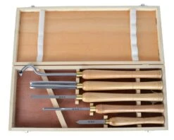 Drejejern - 5 Stk. I æske - HSS Stål -Værktøj Salgsbutik drejern 5stk hss 1