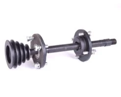 _ Ekstra Aksel Med 2 Lejer + Remskiver Til Trædrejebænk