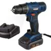 FERM Boremaskine 20 Volt - Med 2,0 Ah Batteri + Lader