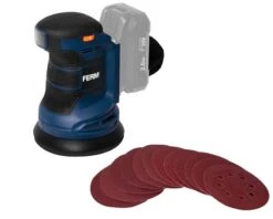 FERM Excentersliber 20 Volt - Uden Batteri -Værktøj Salgsbutik ferm excentersliber 20 volt uden batteri 2