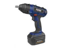 FERM Slagnøgle Med 18 Volt 4,0 Ah Batteri