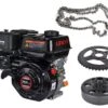 Go-kart Start Kit 7 Hk Motor + Slyngkobling + Kæde