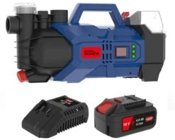 Güde Havepumpe Med 18 Volt 4 Ah Batteri