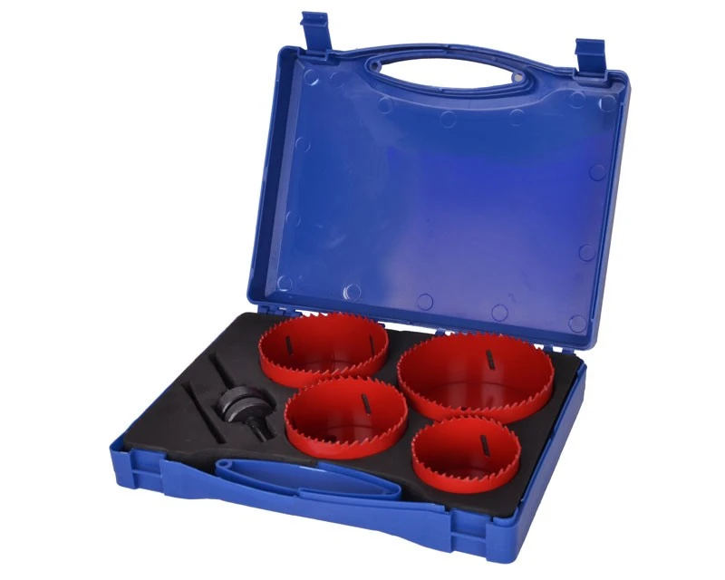 Hulsavsæt / Kopbor I Bimetal Til Metal/træ 4 Stk. 1 Hulsavsæt / Kopbor I Bimetal Til Metal/træ 4 Stk.