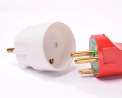 Hybridstikprop - Fra Schuko Til 3-benet Dansk Stik -Værktøj Salgsbutik hybridstikprop eu stik til 3 benet stik 3