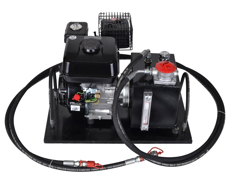 Hydraulikstation Med 6,5 Hk Benzinmotor Og Tank 3 Hydraulikstation Med 6,5 Hk Benzinmotor Og Tank - Billede 3