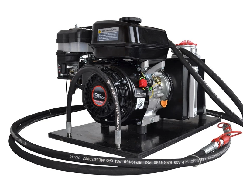 Hydraulikstation Med 6,5 Hk Benzinmotor Og Tank 4 Hydraulikstation Med 6,5 Hk Benzinmotor Og Tank - Billede 4