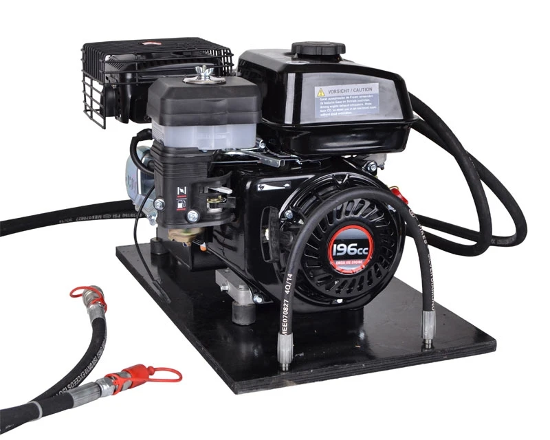 Hydraulikstation Med 6,5 Hk Benzinmotor Og Tank 6 Hydraulikstation Med 6,5 Hk Benzinmotor Og Tank - Billede 6