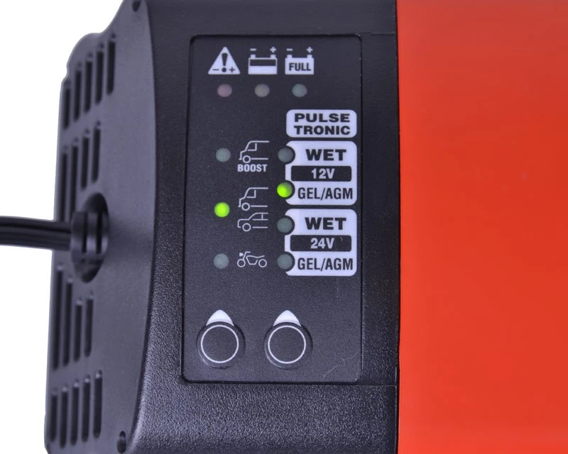 Telwin PULSE TRONIC - Impuls Batterilader Til 12 + 24 Volt 2 Telwin PULSE TRONIC - Impuls Batterilader Til 12 + 24 Volt - Billede 2