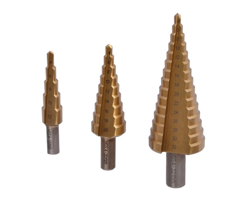 Keglebor 4-32 Mm - 3 Stk. 1 Keglebor 4-32 Mm - 3 Stk.