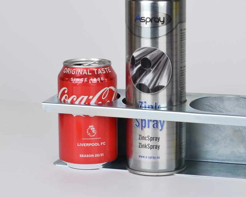 Dåseholder - Til Hulplade (10 X 10 Mm) + Værkstedsvogn 2 Dåseholder - Til Hulplade (10 X 10 Mm) + Værkstedsvogn - Billede 2