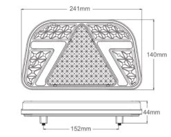 LED Baglygte Til Trailer - Højre Side -Værktøj Salgsbutik led baglygte til trailer hojre side 2