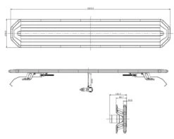 LED Lygtebro - 122 Cm - Gennemsigtigt Cover -Værktøj Salgsbutik led lygtebro 122 cm multi volt gennemsigtig 5