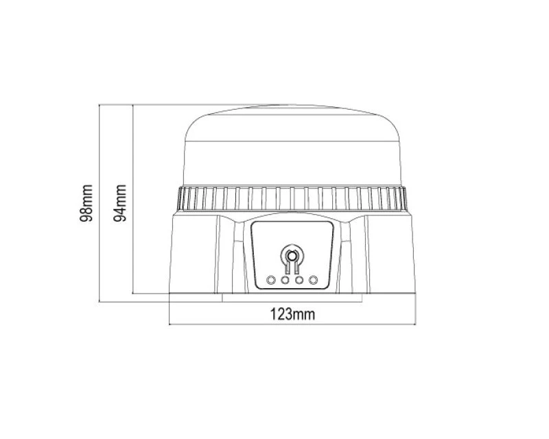 LED Rotorblink - Med Opladeligt Batteri 2 LED Rotorblink - Med Opladeligt Batteri - Billede 2
