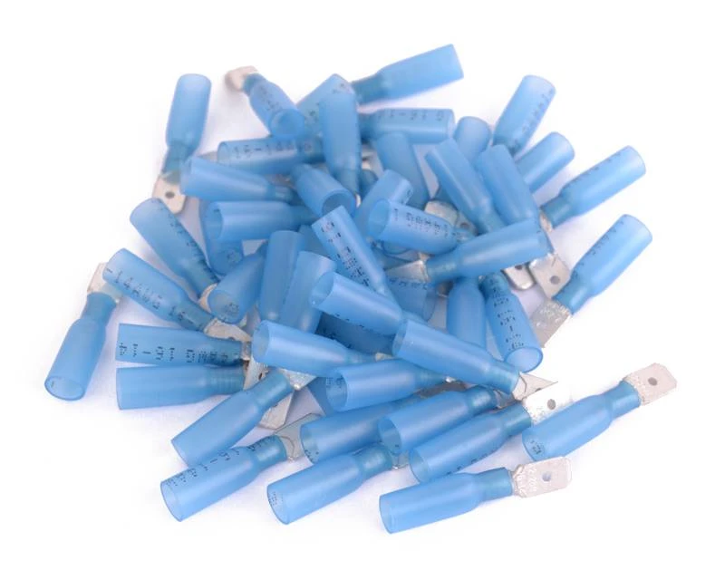 Kabelsko Med Krympeflex - Han Stik - 50 Stk. 1 Kabelsko Med Krympeflex - Han Stik - 50 Stk.