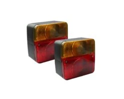 Løse Baglygter - Sæt Med 2 Stk.