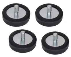 Magnetfødder - Kraftig Model - 4 Stk