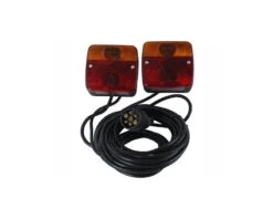 Magnetisk Baglygtesæt T/7-polet Stik