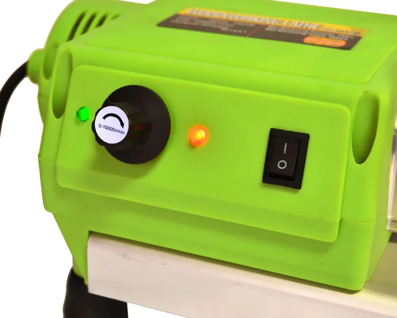 Mini Trædrejebænk 480 Watt Med Variabel Hastighed 5 Mini Trædrejebænk 480 Watt Med Variabel Hastighed - Billede 5