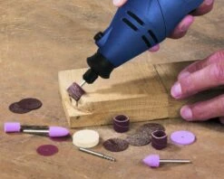 FERM Minisliber Med Flexslange Og 40 Stk. Tilbehør -Værktøj Salgsbutik minisliber m flexslange 40 stk tilbehor 3