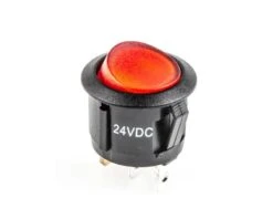 On/off Kontakt Med Lys - 24 Volt