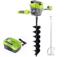 Zipper Pælebor / Mørtelblander Med 40 Volt Batteri