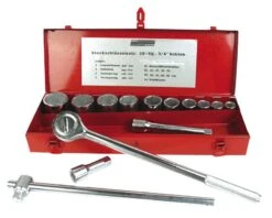 Topnøglesæt 3/4" - 15 Dele
