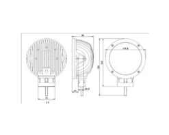 Projektør/kørelys LED 60 Watt - Wide -Værktøj Salgsbutik projektr krelys led 60 watt wide 3