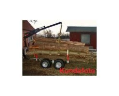 Skovvogn 1.000 Kg Med Kran Og Boogie Hjul -Værktøj Salgsbutik skovvogn 1000 kg med kran 3