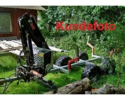 Skovvogn 1.000 Kg Med Kran Og Boogie Hjul -Værktøj Salgsbutik skovvogn 1000 kg med kran 5