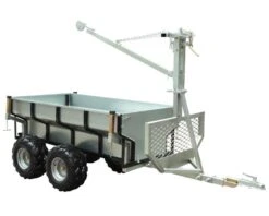 Skovvogn Med 1,2 M³ Kasse + Kran