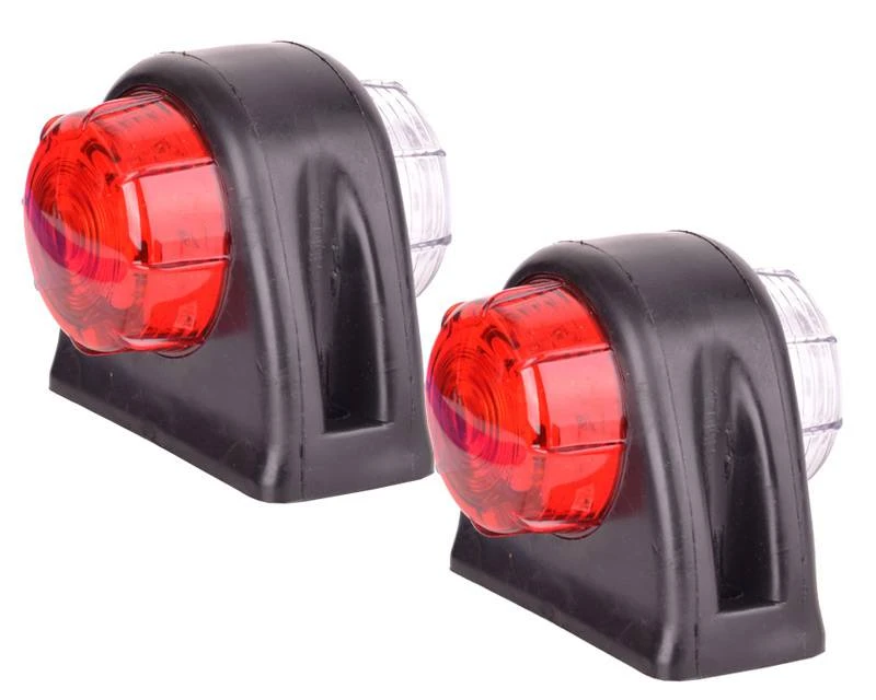 Slingrelygter Med Pære - 12 Volt - 2 Stk. 1 Slingrelygter Med Pære - 12 Volt - 2 Stk.