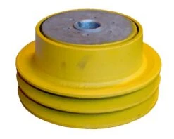 Slyngkobling Dobbelt Kilerem - 2 Spor - 25,4 Mm Hul - Diameter 143 Mm