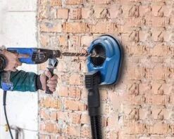 Støvfanger Til Store Bor Op Til Ø70 Mm - Med Tilslutning Til Støvsuger -Værktøj Salgsbutik stovfanger til boremaskine tilslut stovsuger 2