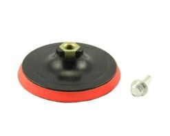 Støtterondel/bagskive Med Velcro - 125 Mm - Inkl. Dorn