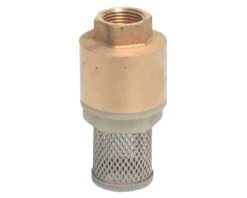 Sugesi - Bundventil - 1½" - Med Kontraventil - Rustfri