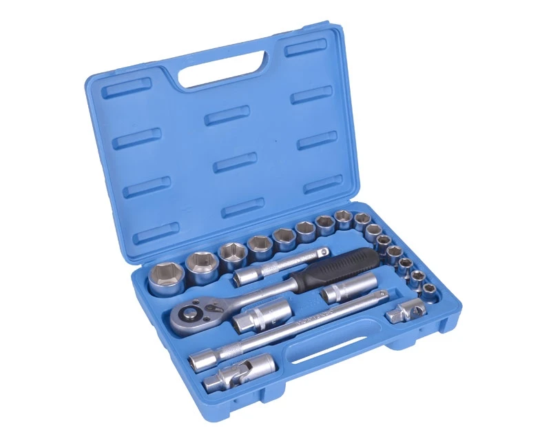 Topnøglesæt 22 Dele Tommemål 2 Topnøglesæt 22 Dele Tommemål - Billede 2