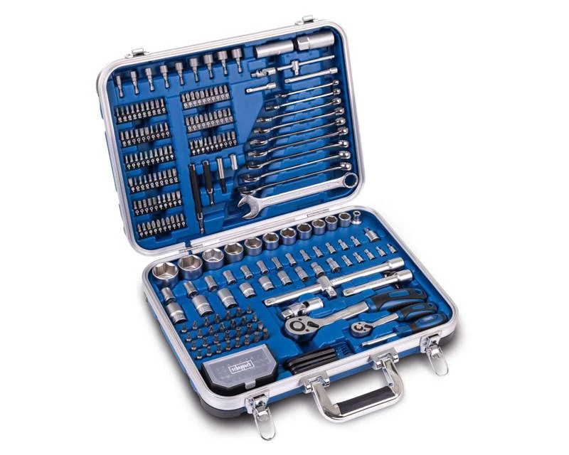 Scheppach Topnøglesæt 1/2" + 1/4" - 233 Dele 1 Scheppach Topnøglesæt 1/2" + 1/4" - 233 Dele